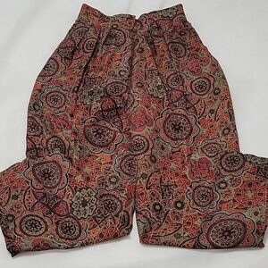Vintage Silk Land Paisley Pants